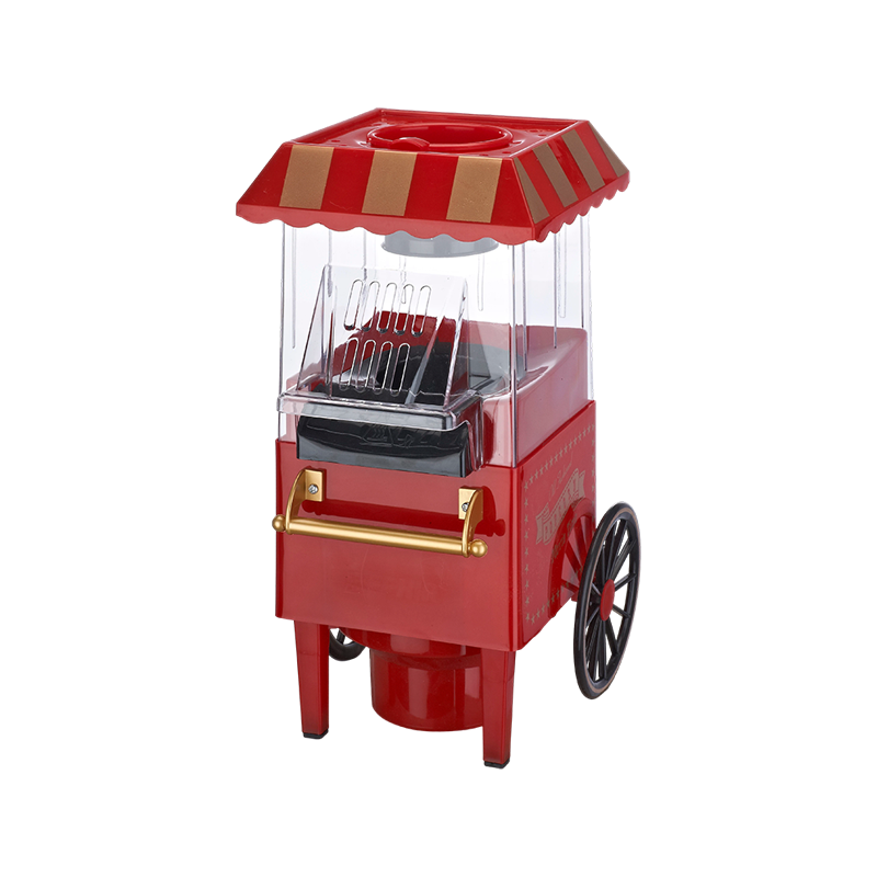 1200W Mini Cart-Style Popcorn Household Maker